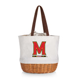 Maryland Terrapins Coronado Canvas and Willow Basket Tote