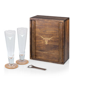 Texas Longhorns Pilsner Beer Glass Gift Set