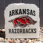 Show your love for the Arkansas Razorbacks when you add this Engraved Limestone Decorative Stone to your collection.