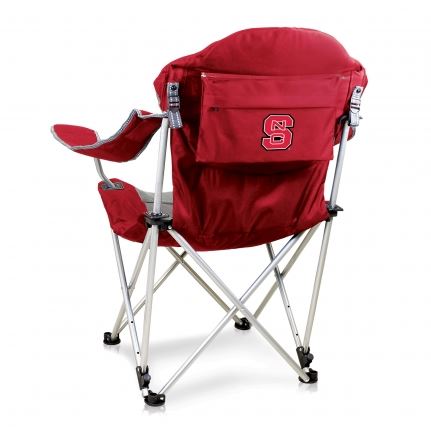 NC State Wolfpack Reclining Camp Chair - Red