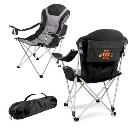 Iowa State Cyclones Reclining Camp Chair - Black