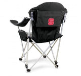 NC State Wolfpack Reclining Camp Chair - Black