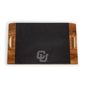 Colorado Buffaloes Covina Acacia and Slate Serving Tray