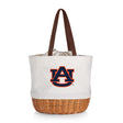 Auburn Tigers Coronado Canvas and Willow Basket Tote