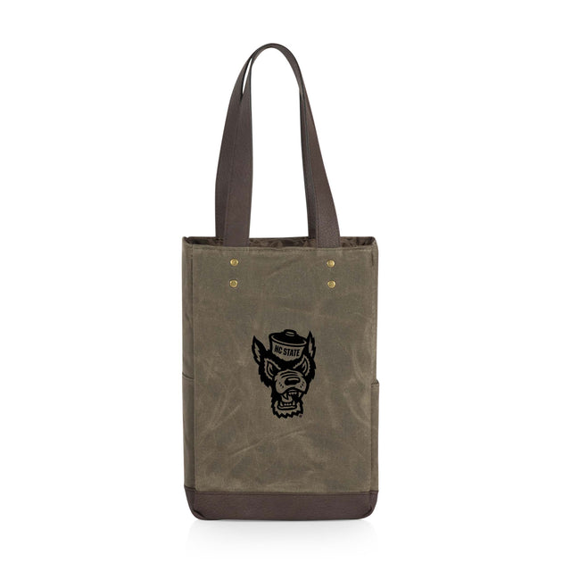 NC State Wolfpack 2 Bottle Insulated Wine Cooler Bag
