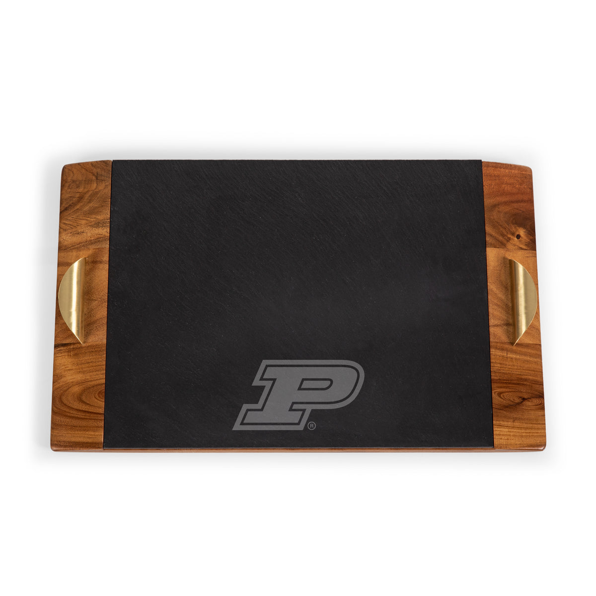 Purdue Boilermakers Covina Acacia and Slate Serving Tray