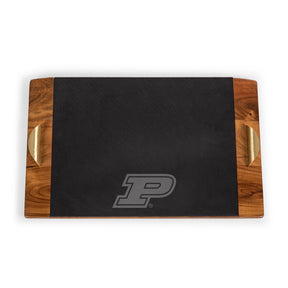 Purdue Boilermakers Covina Acacia and Slate Serving Tray