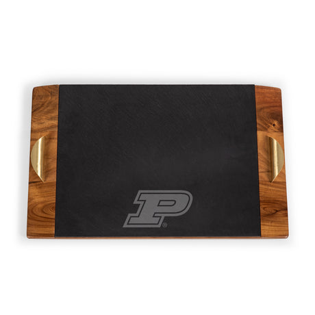 Purdue Boilermakers Covina Acacia and Slate Serving Tray
