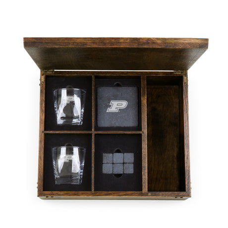 Purdue Boilermakers Whiskey Box Gift Set