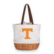 Tennessee Volunteers Coronado Canvas and Willow Basket Tote