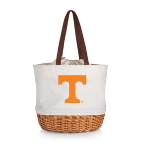 Tennessee Volunteers Coronado Canvas and Willow Basket Tote