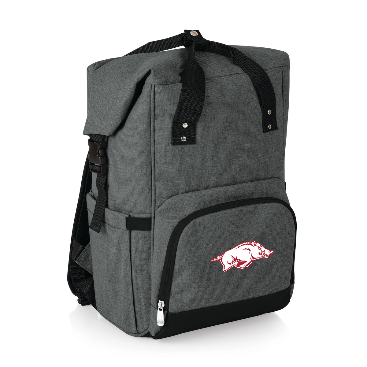Arkansas Razorbacks On The Go Roll-Top Cooler Backpack