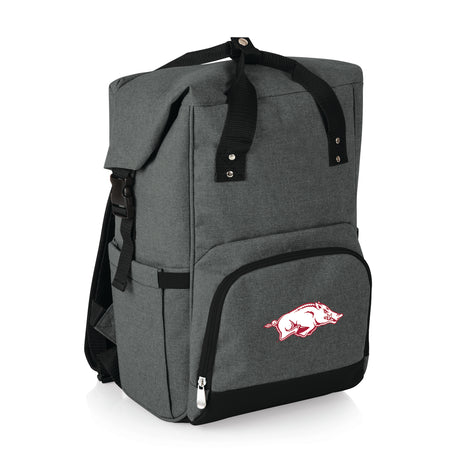 Arkansas Razorbacks On The Go Roll-Top Cooler Backpack