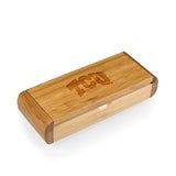 TCU Horned Frogs Elan Deluxe Corkscrew In Bamboo Box