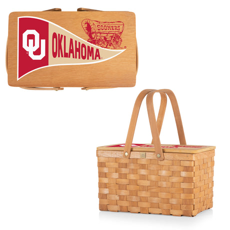Oklahoma Sooners Poppy Personal Picnic Basket