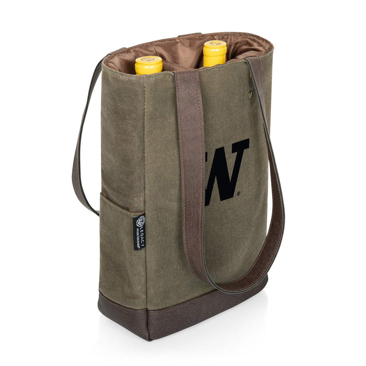 Washington Huskies 2 Bottle Insulated Wine Cooler Bag