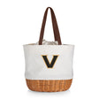 Vanderbilt Commodores Coronado Canvas and Willow Basket Tote