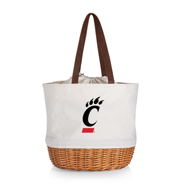 Cincinnati Bearcats Coronado Canvas and Willow Basket Tote
