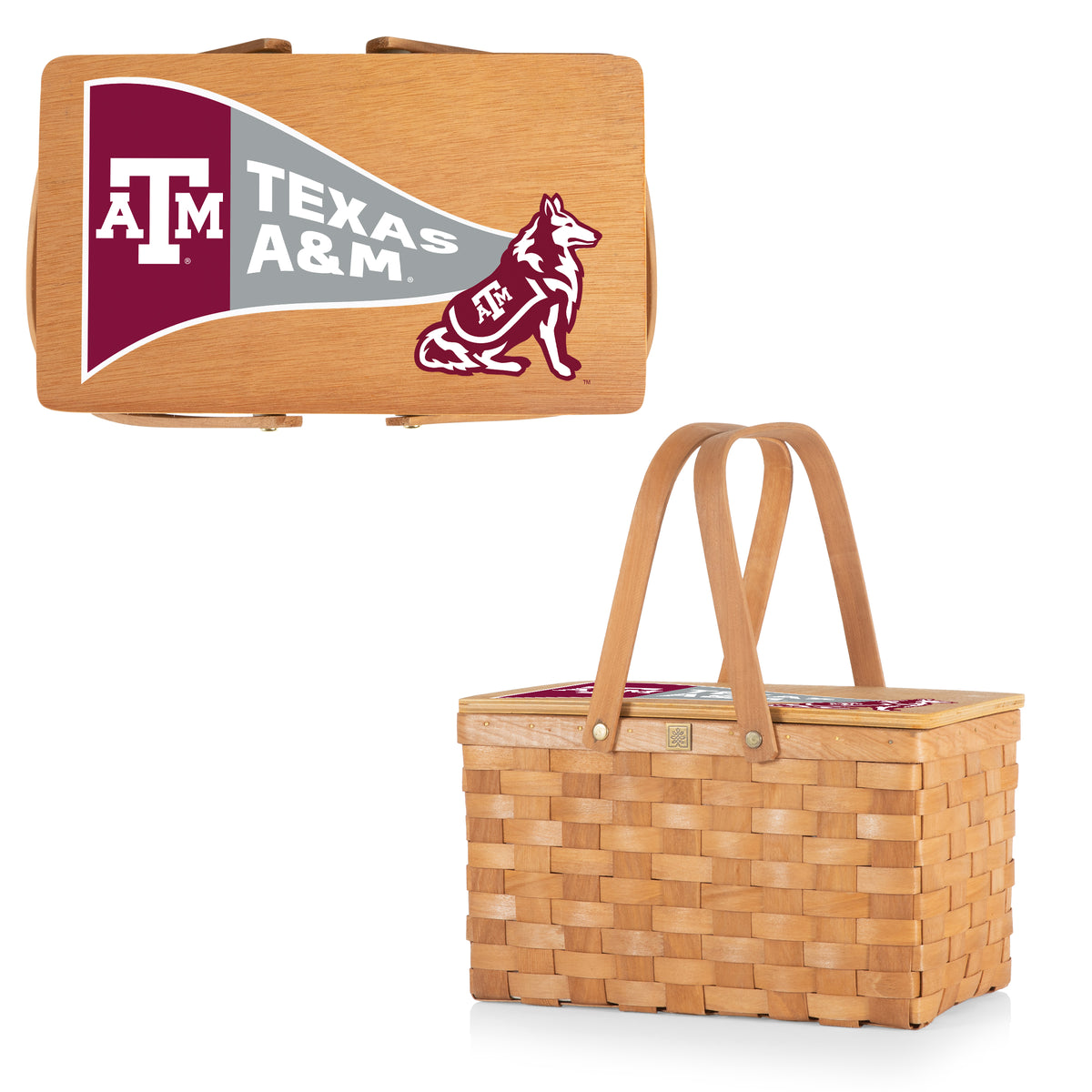 Texas A&M Aggies Poppy Personal Picnic Basket