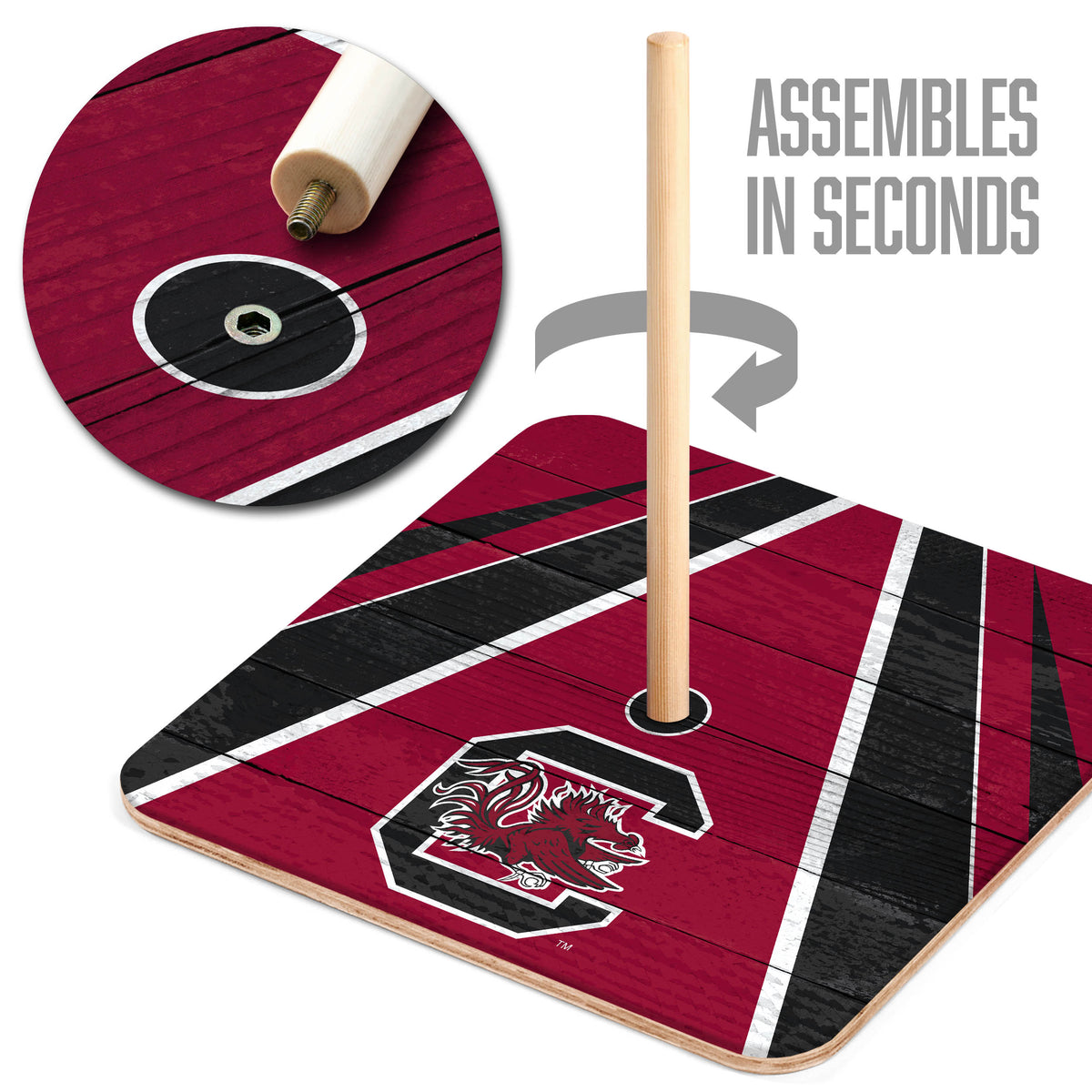South Carolina Gamecocks Horseshoe Bag Game