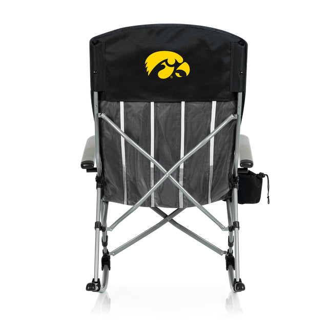 Iowa Hawkeyes Outdoor Rocking Camp Chair