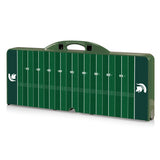 Michigan State Spartans Picnic Table Portable Folding Table with Seats - Football