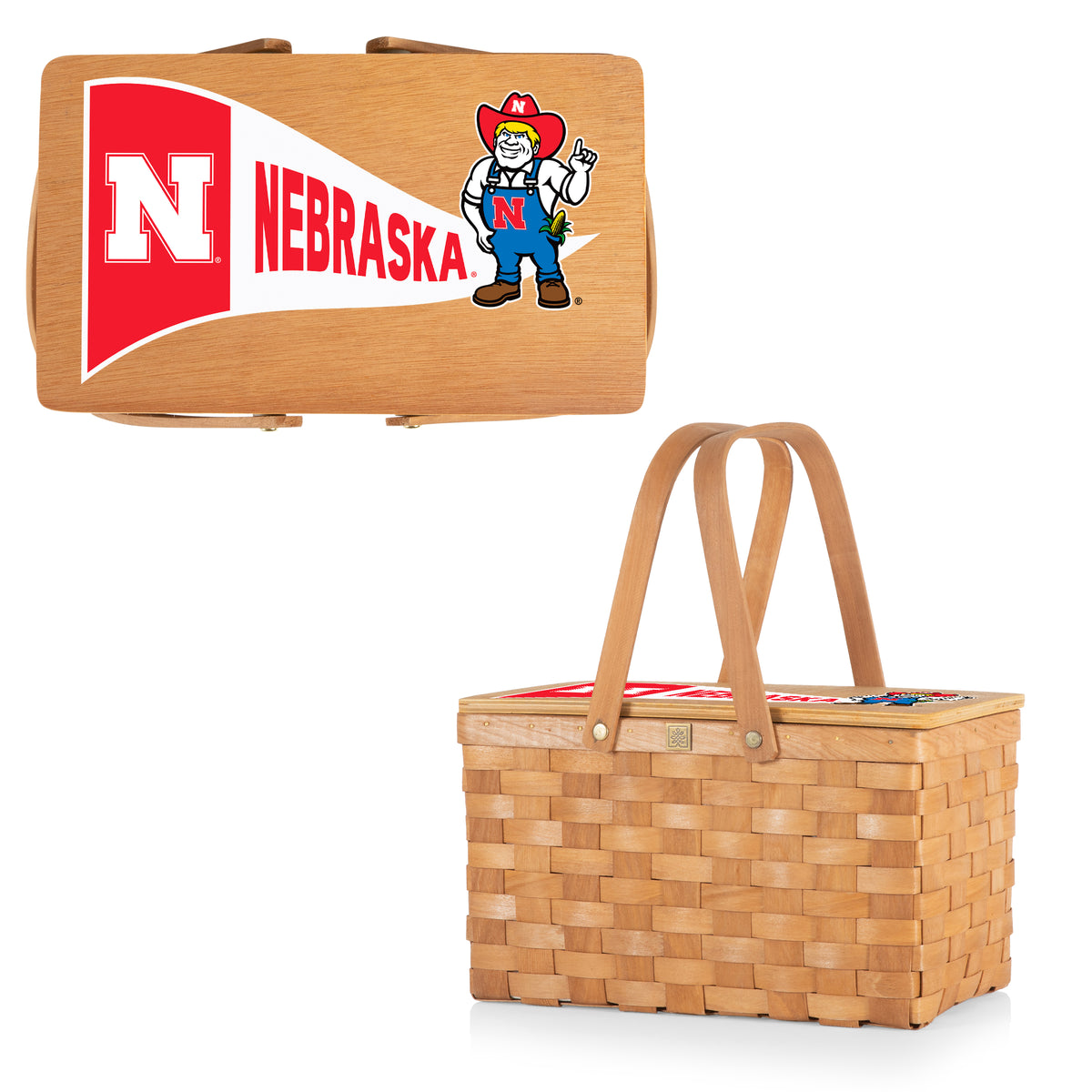 Nebraska Huskers Poppy Personal Picnic Basket