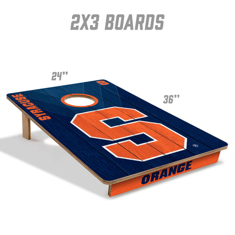 Syracuse Orange 2x3 All Wood Cornhole Game Set