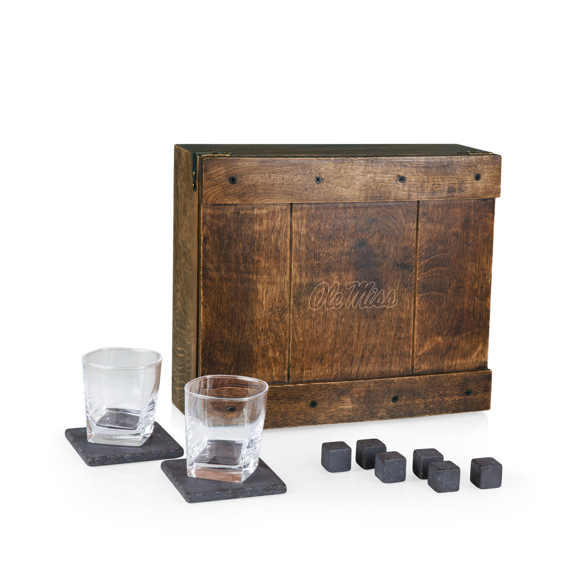 Mississippi Rebels Whiskey Box Gift Set