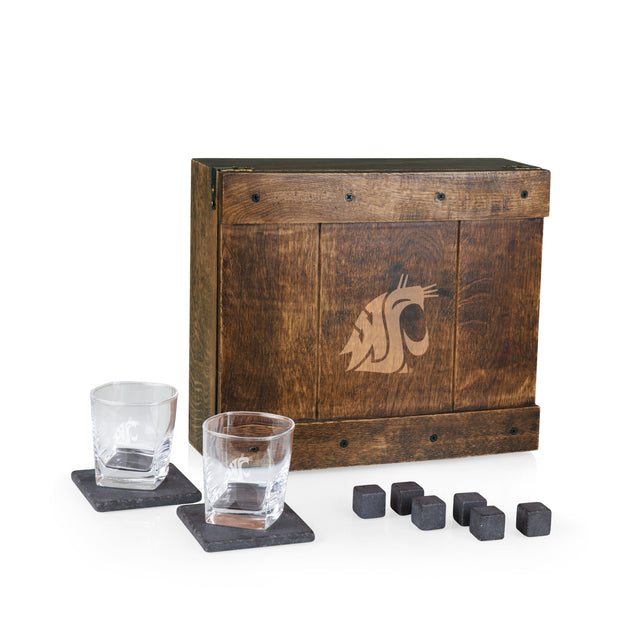 Washington State Cougars Whiskey Box Gift Set