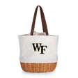 Wake Forest Demon Deacons Coronado Canvas and Willow Basket Tote