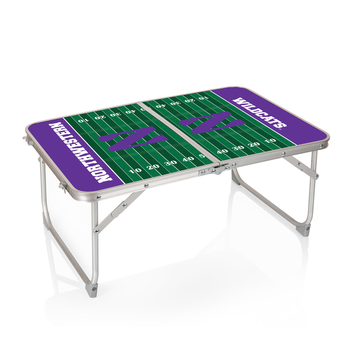 Northwestern Wildcats Mini Portable Folding Table