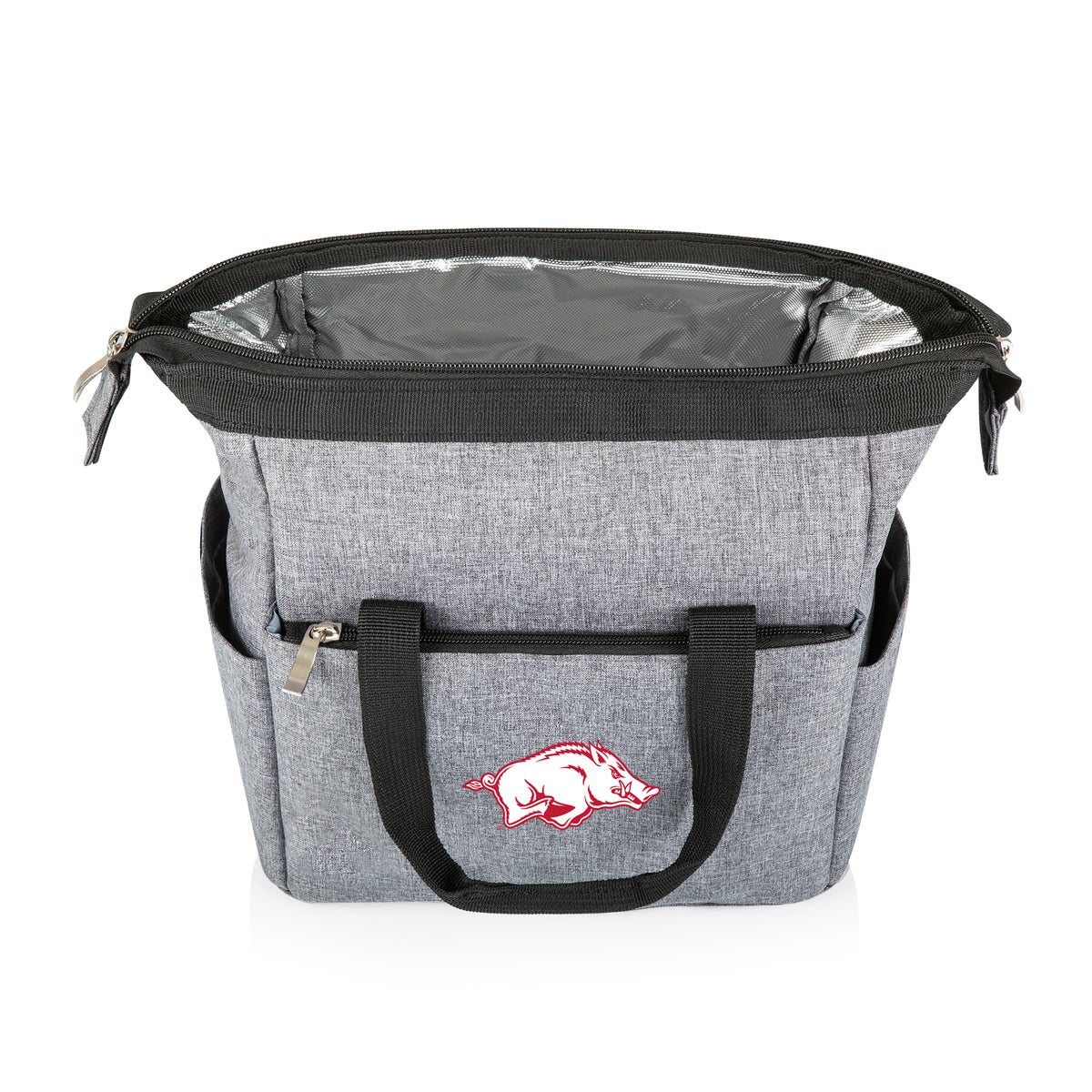 Arkansas Razorbacks On The Go Lunch Bag Cooler - Gray