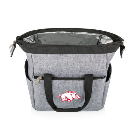 Arkansas Razorbacks On The Go Lunch Bag Cooler - Gray
