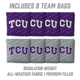 TCU Horned Frogs 2x4 All Wood Cornhole Game Set