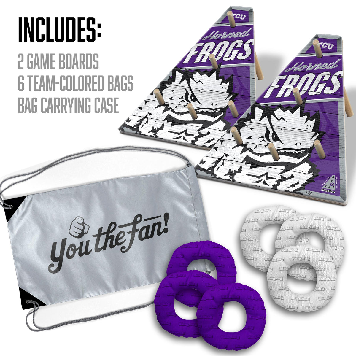 TCU Horned Frogs Ring Bag Game