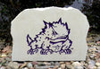 Show your love for the TCU Horned Frogs when you add this Engraved Limestone Decorative Stone to your collection.