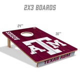 Texas A&M Aggies 2x3 All Wood Cornhole Game Set