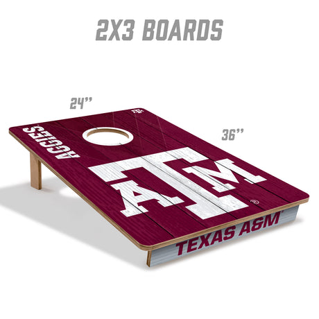 Texas A&M Aggies 2x3 All Wood Cornhole Game Set