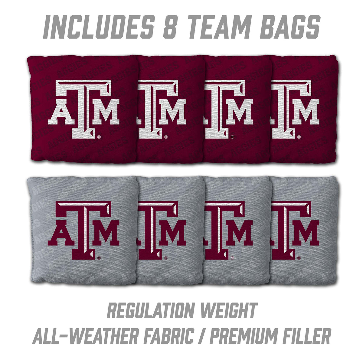 Texas A&M Aggies 2x4 All Wood Cornhole Game Set