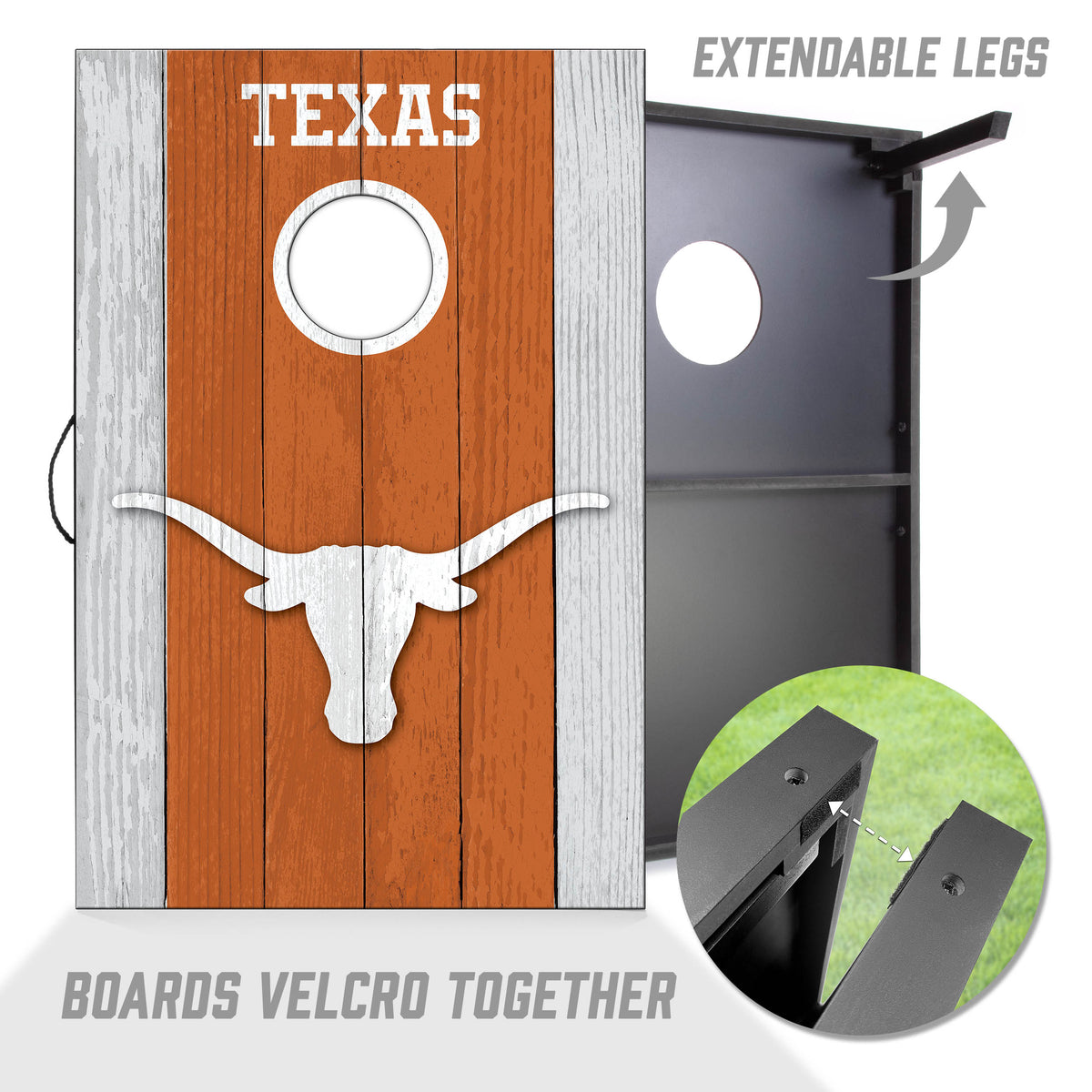 Texas Longhorns 2x3 MDF Cornhole Game Set