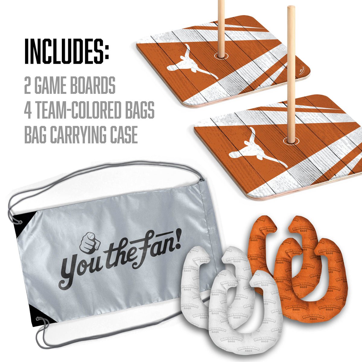 Texas Longhorns Horseshoe Bag Game