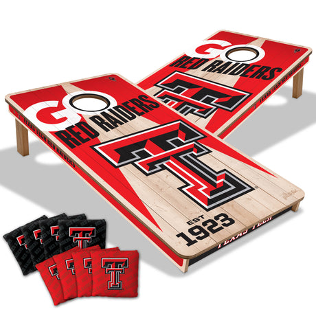 Texas Tech Red Raiders 2x4 All Wood Cornhole Game Set