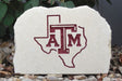 Show your love for the Texas A&M Aggies when you add this Engraved Limestone Decorative Stone to your collection.