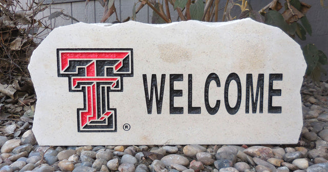Show your love for the Texas Tech Red Raiders when you add this Engraved Limestone Decorative Stone to your collection.