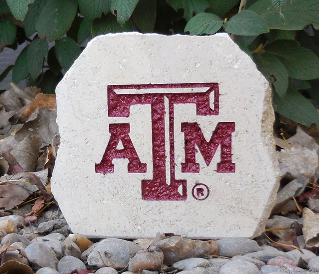 Show your love for the Texas A&M Aggies when you add this Engraved Limestone Decorative Stone to your collection.