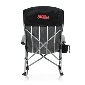 Mississippi Rebels Outdoor Rocking Camp Chair