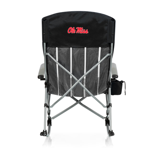Mississippi Rebels Outdoor Rocking Camp Chair