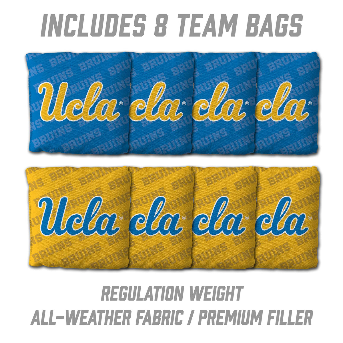 UCLA Bruins 2x3 All Wood Cornhole Game Set
