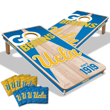 UCLA Bruins 2x4 All Wood Cornhole Game Set